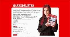 Desktop Screenshot of markedslisten.dk